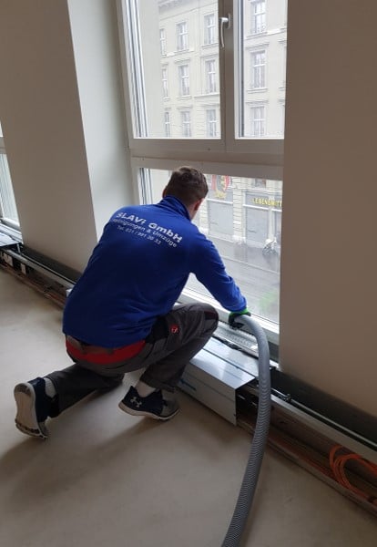 Reinigung in einem Gebäude in der Berner Altstadt